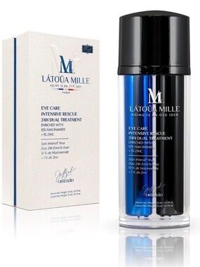 Latoua Mille Eye Care Intensive Rescue 24H Dual Treatment with Niacinamide